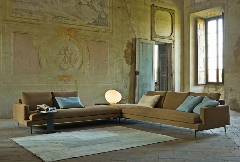 Verzelloni Секционный диван со съемным чехлом из ткани Larsen sun-id-1458754 - Вид №8