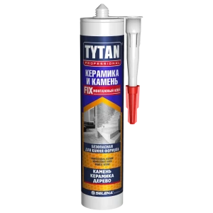 Клей tytan для камня и керамики цвет белый 310 мл 81944634 STLM-2069616