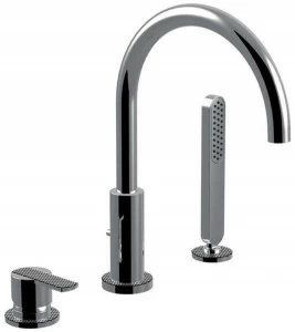 Rubinetteria Giulini Смеситель для ванны на 3 отверстия с переключателем Deluxe - surf F5865bddl