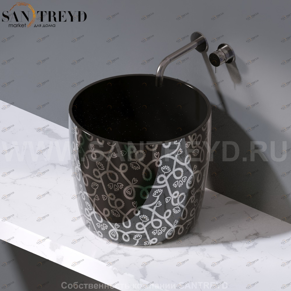 L106.401P Накладная раковина на столешницу  овальная A. e T. Italia PILLAR AeT ITALIA