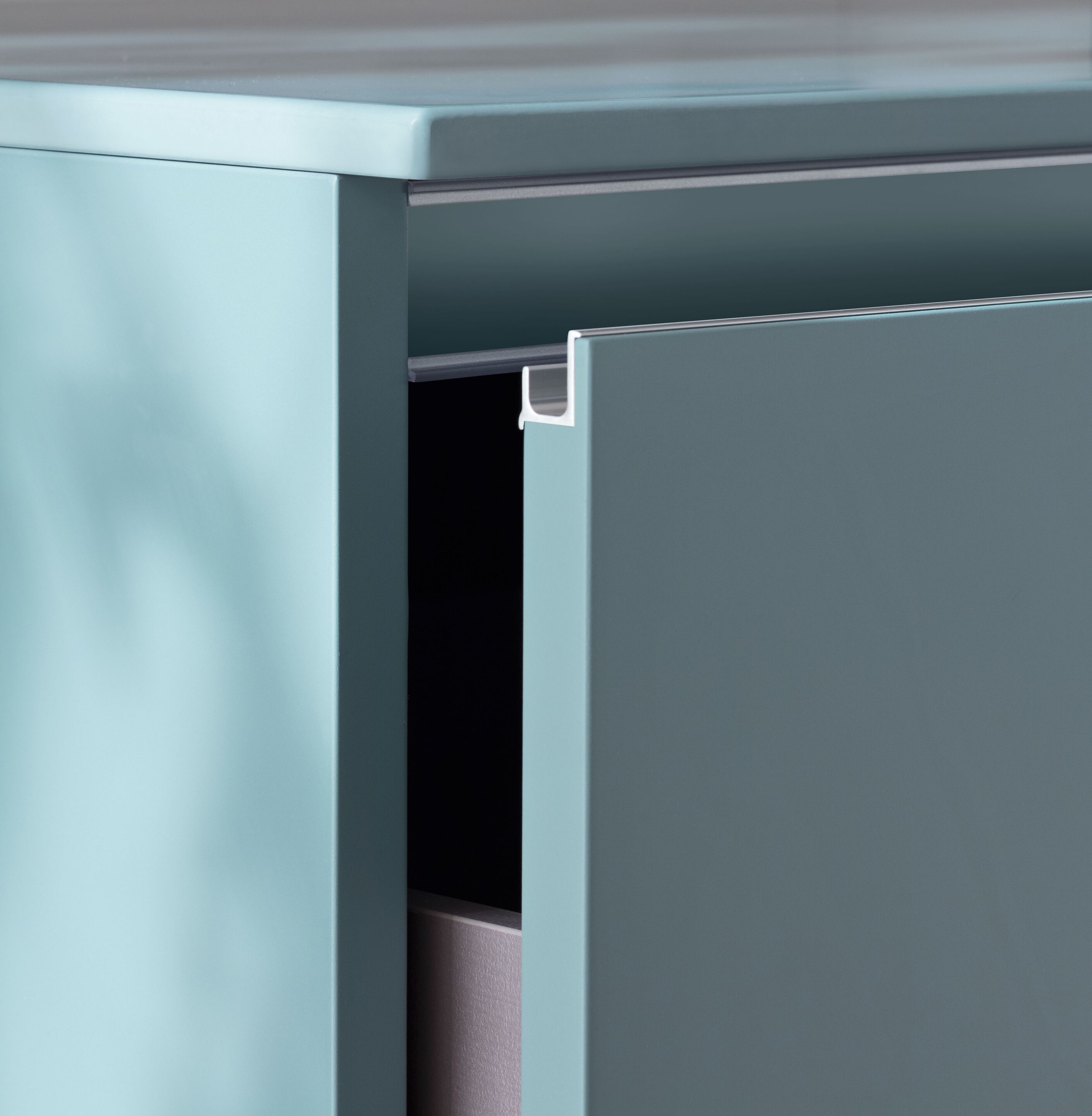 Подвесной умывальник из термо текстурированного и матового лака ARBLU Dress System ARCH-00121577 - Вид №3