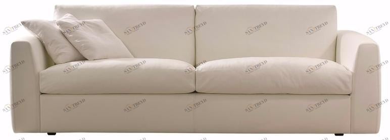 CTS SALOTTI 3-х местный кожаный диван в современном стиле Space sun-id-1409893