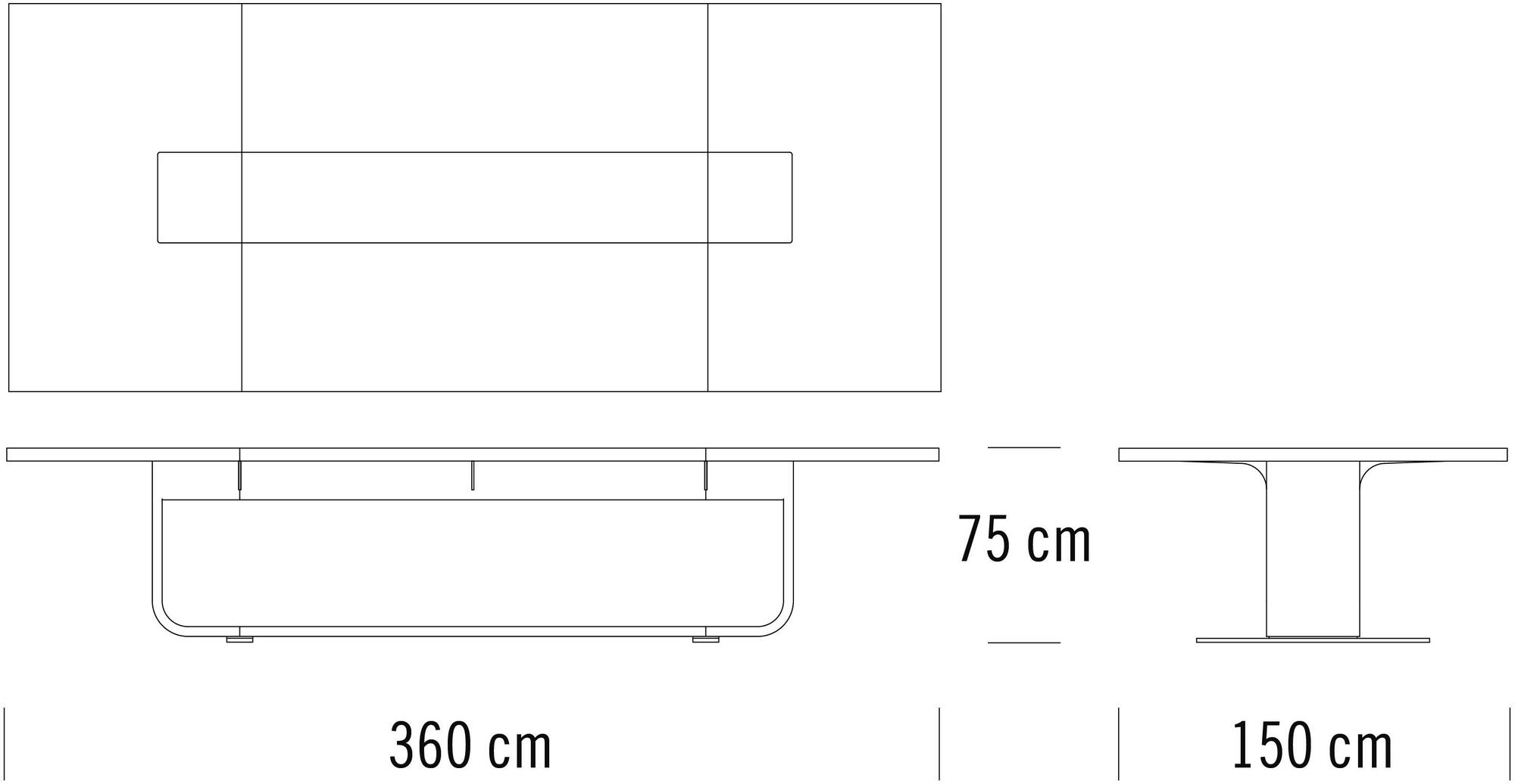 Thonet Прямоугольный стол для совещаний S 8000 sun-id-1394774 - Вид №10