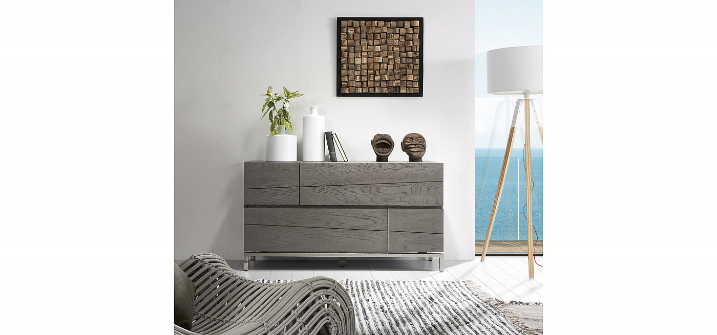 072960 Торшер Uzagi белый и дерево La Forma Iguazu  - Вид №4