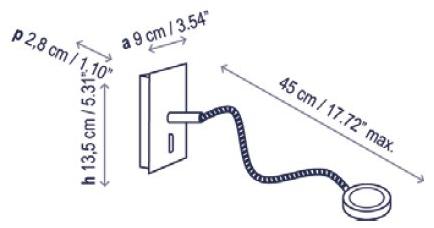 BOVER Лампа для чтения с гибким кронштейном Flexo sun-id-1483930 - Вид №2