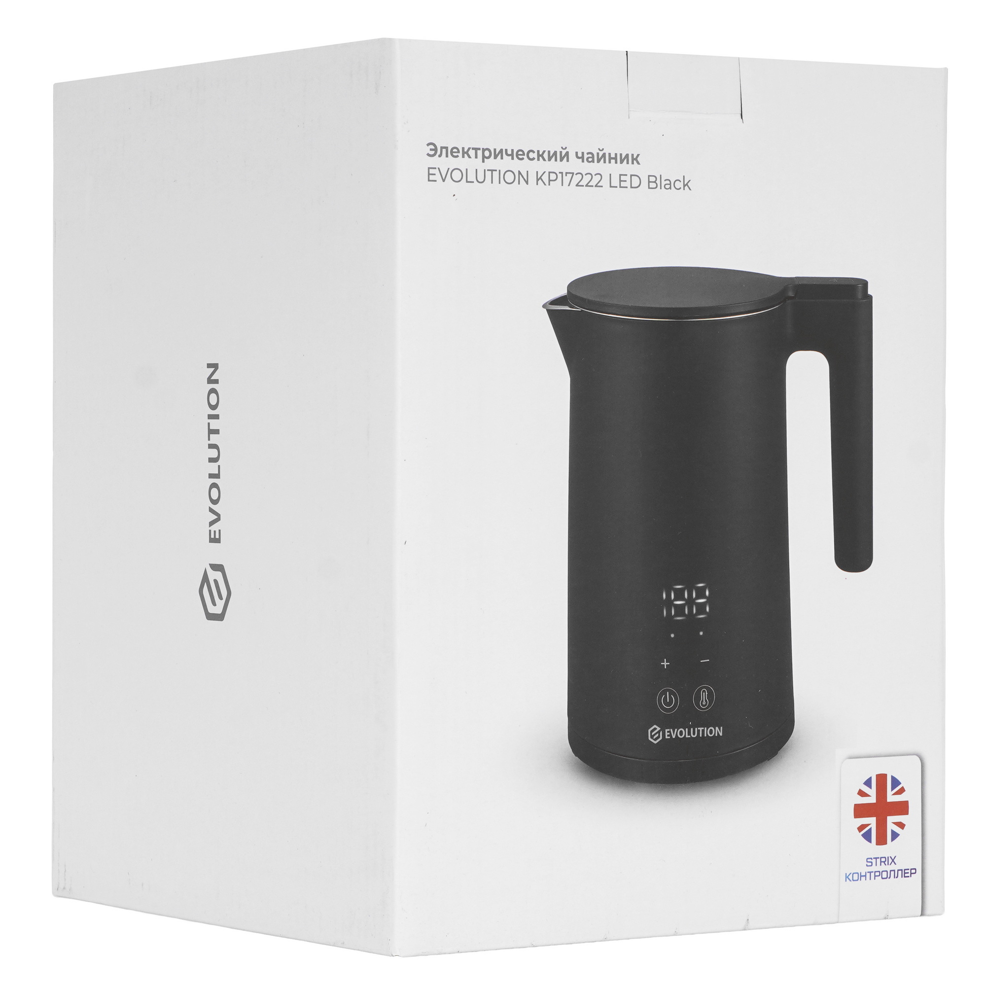 9215214 Электрочайник Evolution KP17222 LED черный STDN-0150984 - Вид №7