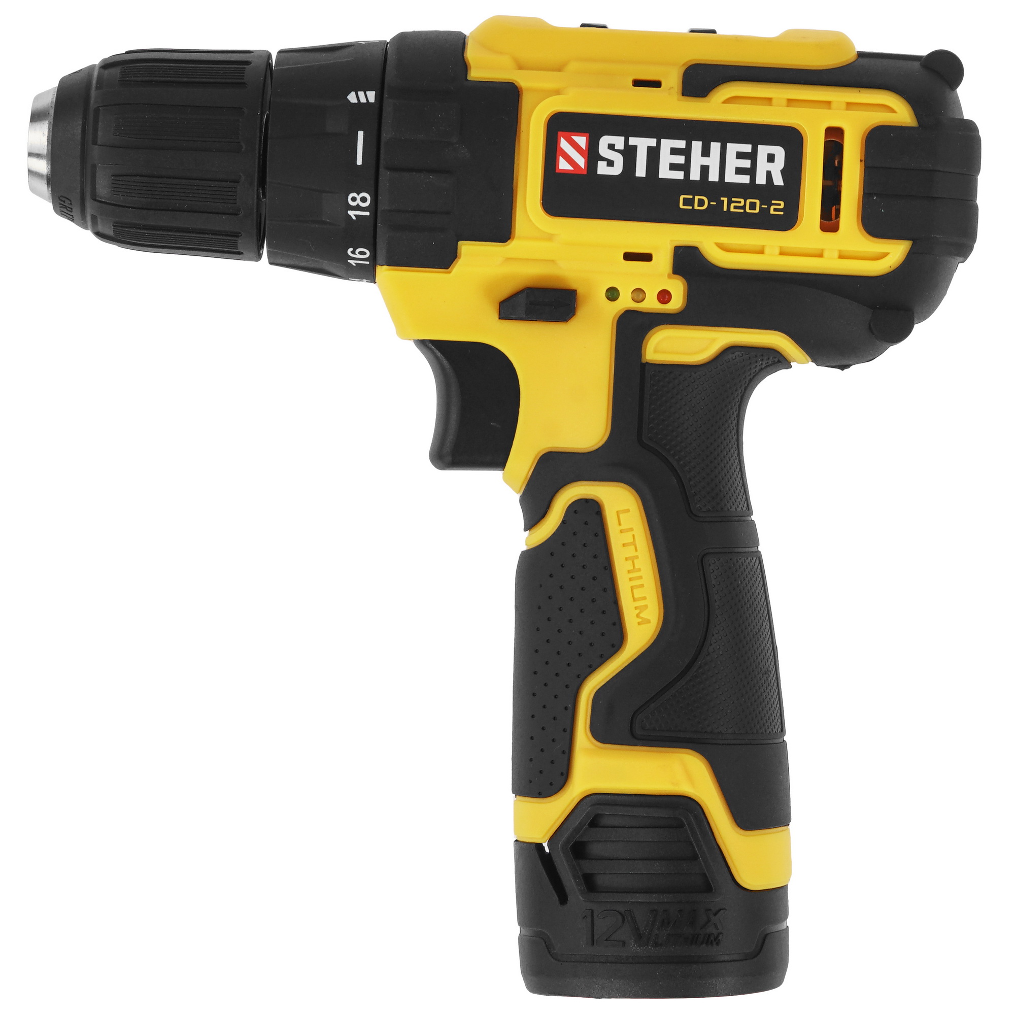 Дрель-шуруповерт STEHER CD-120-2 5451682 STDN-0046788