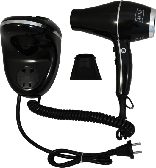 1405.018 Фен для волос с доп розеткой 1800ВlB PUFF  - Вид №8