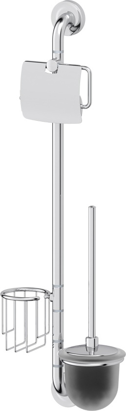 ELE 075 Штанга с 3-мя аксессуарами для туалета 72 cm ELLUX Elegance