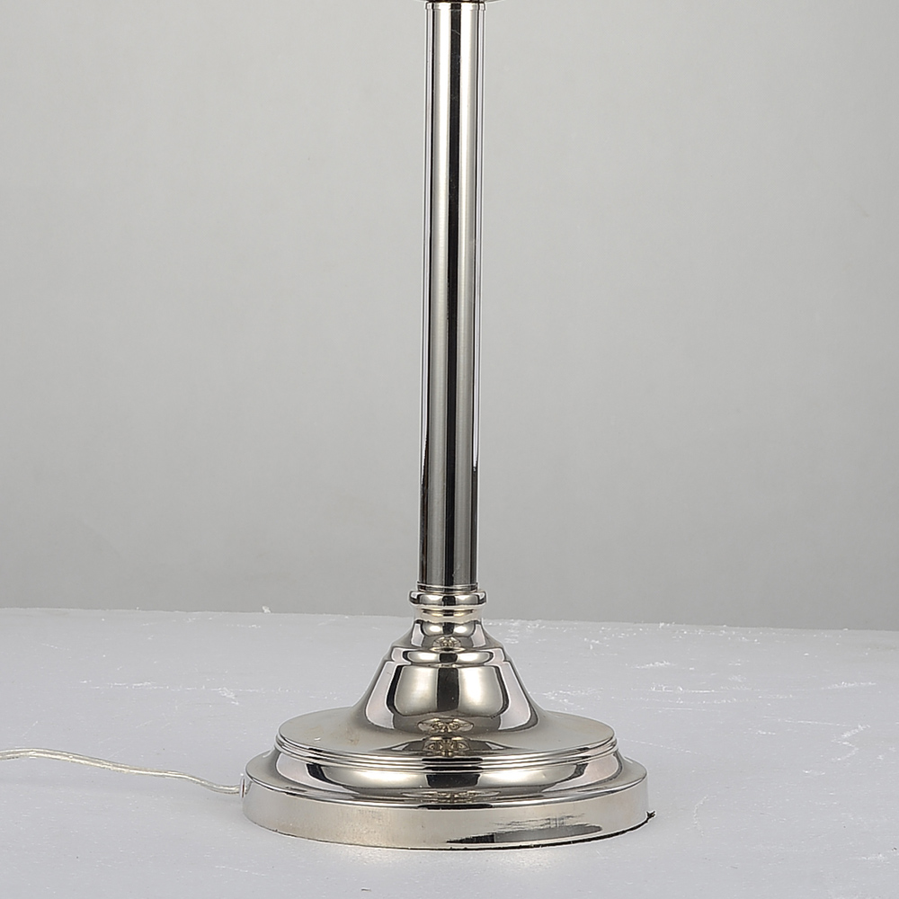 Настольная лампа Residential 3 nickel от Delight Collection KM0115T-3S nickel DELIGHT COLLECTION ИНТЕРЬЕРНЫЕ 244903 Прозрачный;серебро  - Вид №3