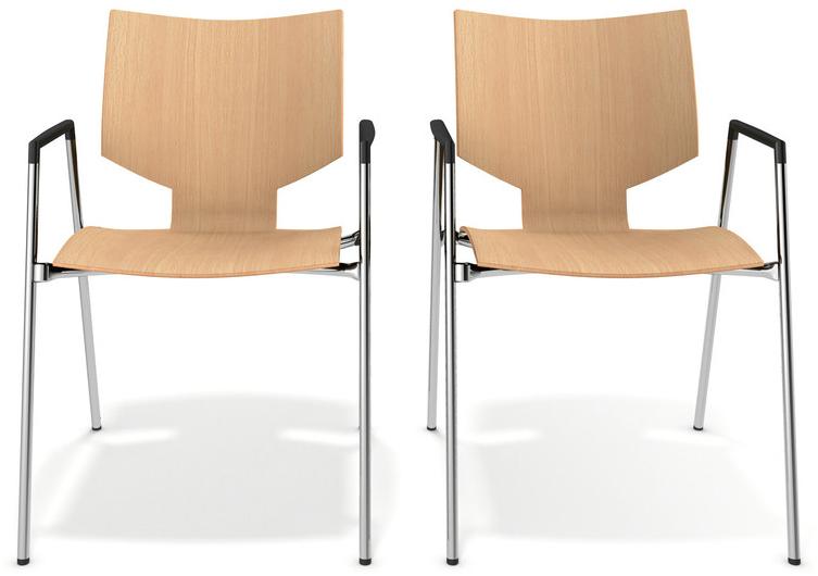 Деревянный стул с подлокотниками Lynx i 3572-10 Santreyd - Вид №1