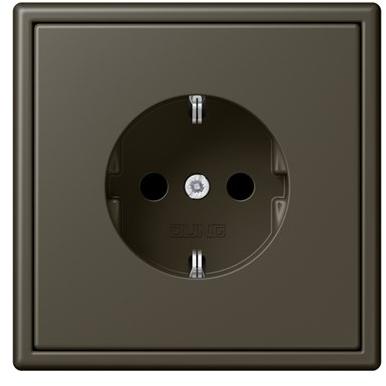 JUNG Пластиковая электрическая розетка Ls 990 les couleurs® le corbusier sun-id-1370154 - Вид №55