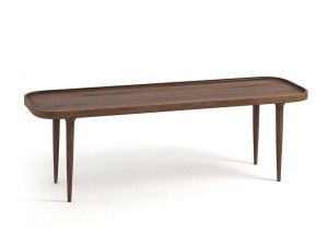 Прямоугольный журнальный столик из грецкого ореха