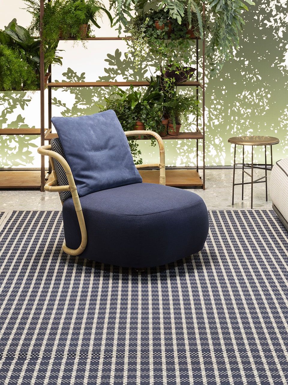 Садовый стул из камыша и ткани Exteta джунгли ARCH-00021810 - Вид №1