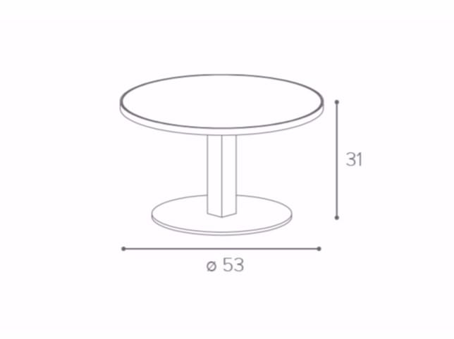Круглый стол из нержавеющей стали Royal Botania O-Zon ARCH-00079340 - Вид №18