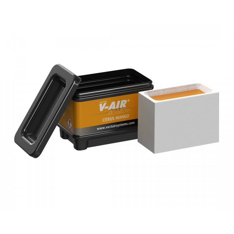 V-SOLIDP AZURE VECTAIR SYSTEMS Профессиональный картридж ароматизатор воздуха V-Air Solid Plus Азур Черный (упаковка)  - Вид №5