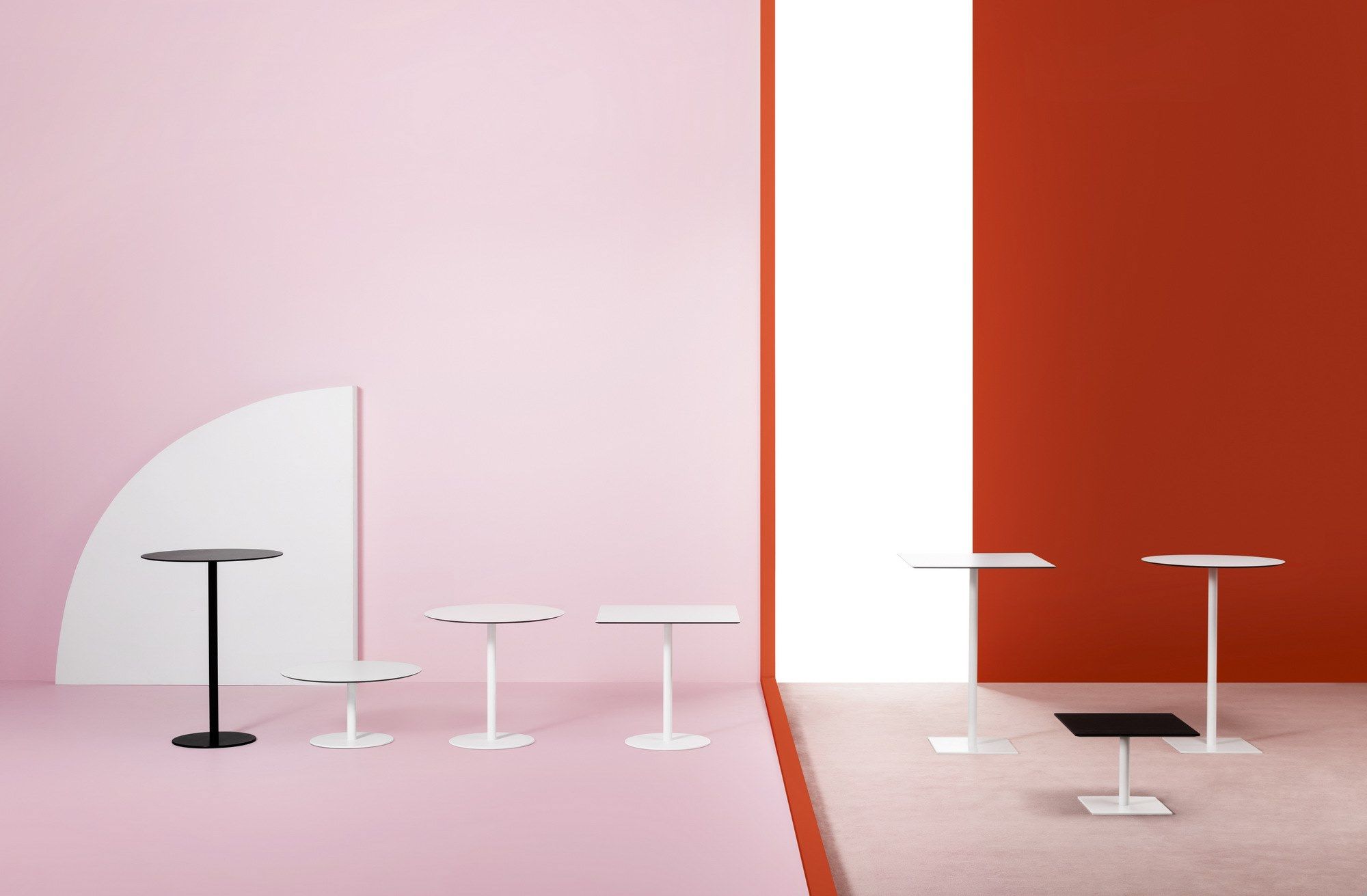 Круглый стол из МДФ со спицами Luxy склеивание ARCH-00011465 - Вид №2