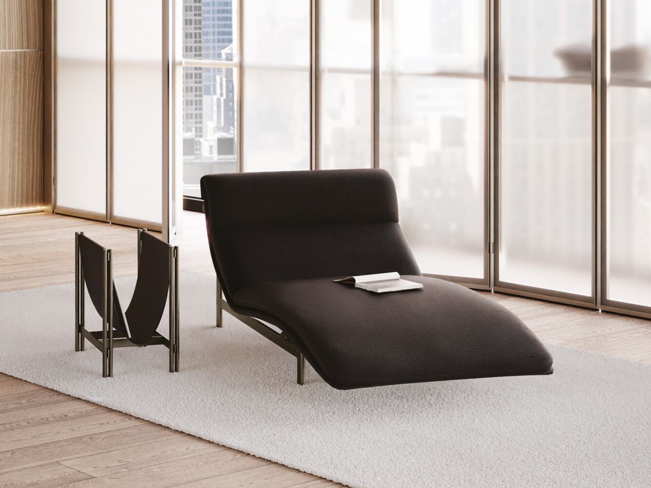 Кожаная стойка для журналов MisuraEmme DENVER ARCH-00057691 - Вид №5