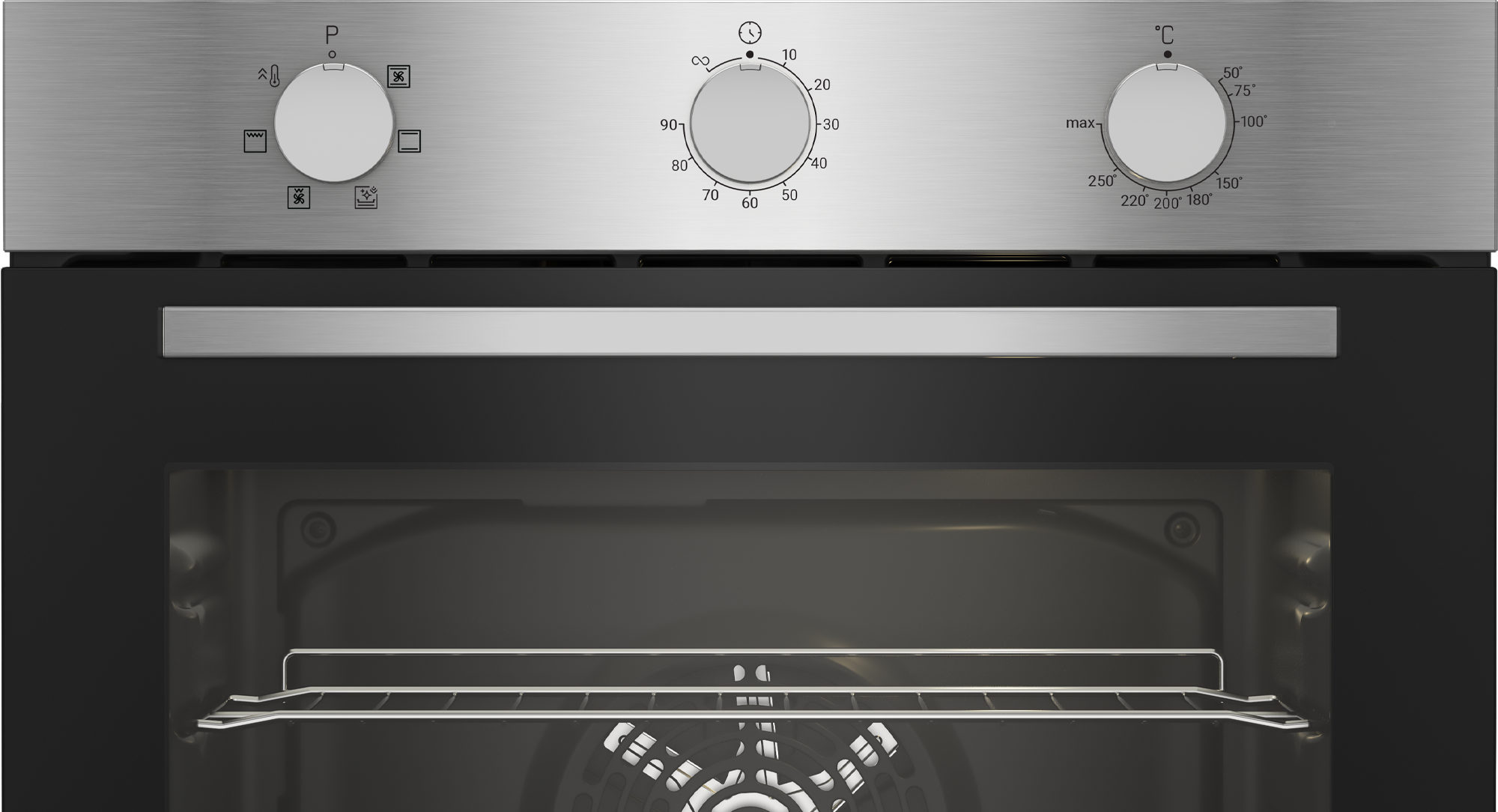 9106631 Электрический духовой шкаф Indesit IBFTE 3634 IX серебристый STDN-0127505 - Вид №2