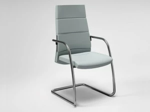FANTONI Консольное кожаное кресло с подлокотниками для залов ожидания Seating system