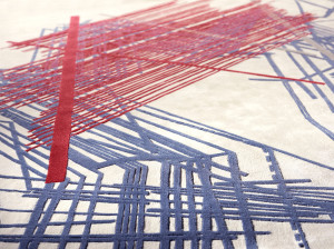 Ковер ручной работы из ткани