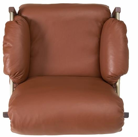 BassamFellows Кожаное кресло Club с подлокотниками Sling Cb-570 - Вид №5
