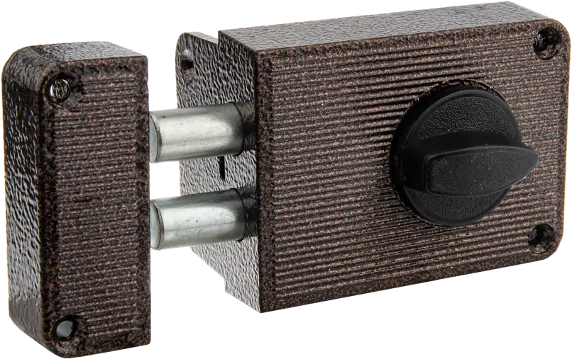 ЗЕНИТ ЗН1-3 — Накладной замок с двумя ригелями в медном исполнении 85302637