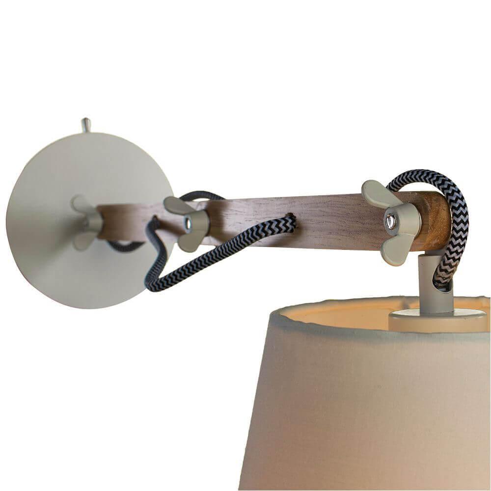 Спот настенный с абажуром белый Pinoccio A5700AP-1WH ARTE LAMP PINOCCIO WHITE 00-3891493 Белый  - Вид №3