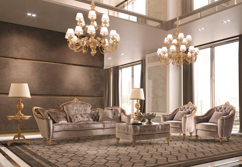 Andrea Fanfani 3-х местный тканевый диван Opera 752/d - Вид №1