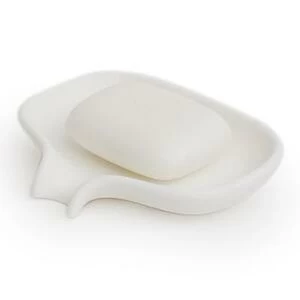 263830 Мыльница с носиком для слива белая(малая) Bosign