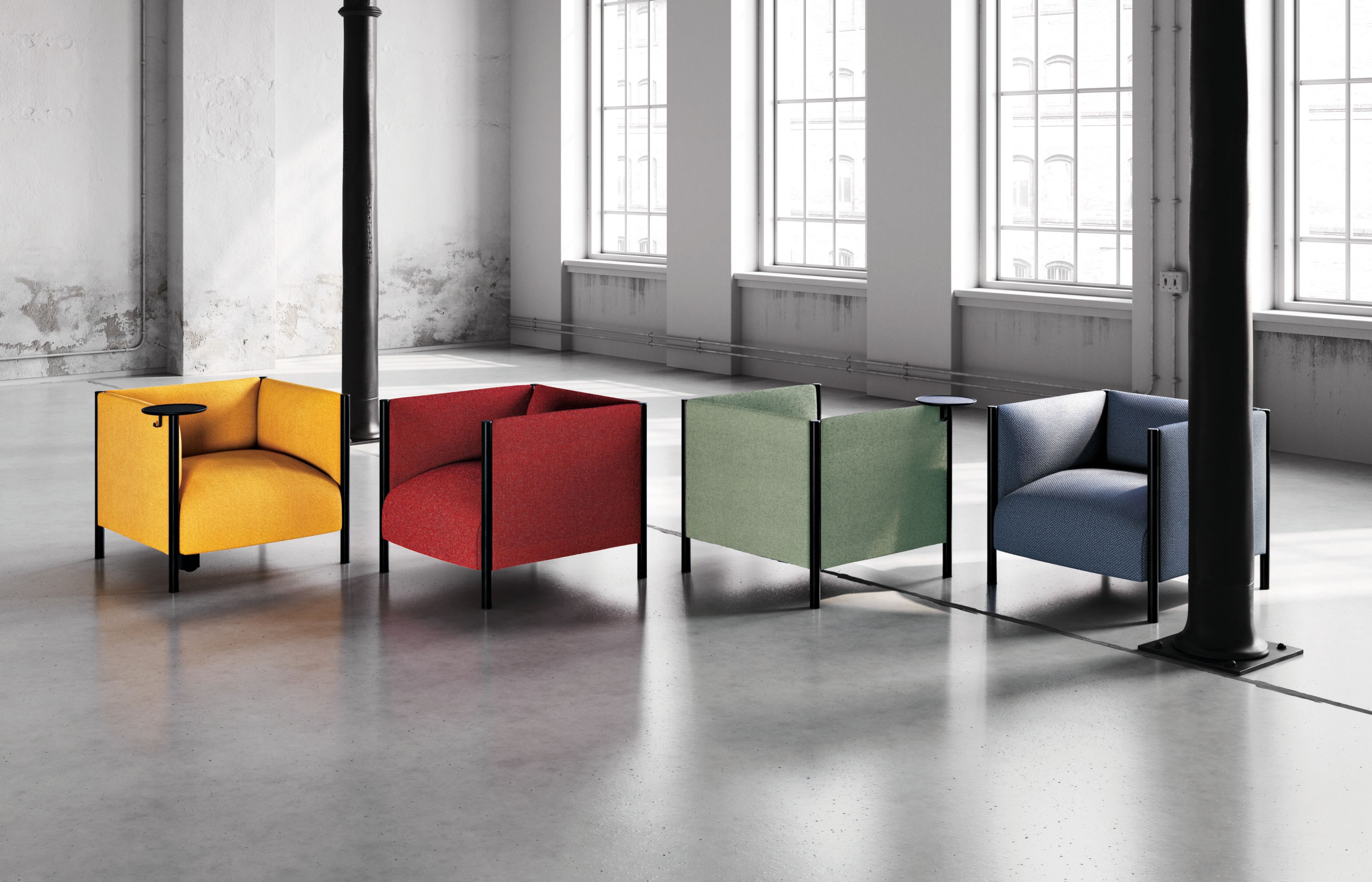 Тканевое кресло с журнальным столиком Infiniti вафельный ARCH-00031509 - Вид №3