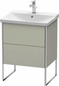 XS446006060 Тумбочка напольная XSquare #XS4460 610 x 473 мм Серо-коричневый шелковисто-матовый лак