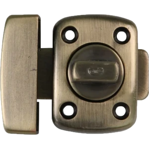 Задвижка механическая Amig Модель 388-50, 50х70 мм, сталь, цвет бронза