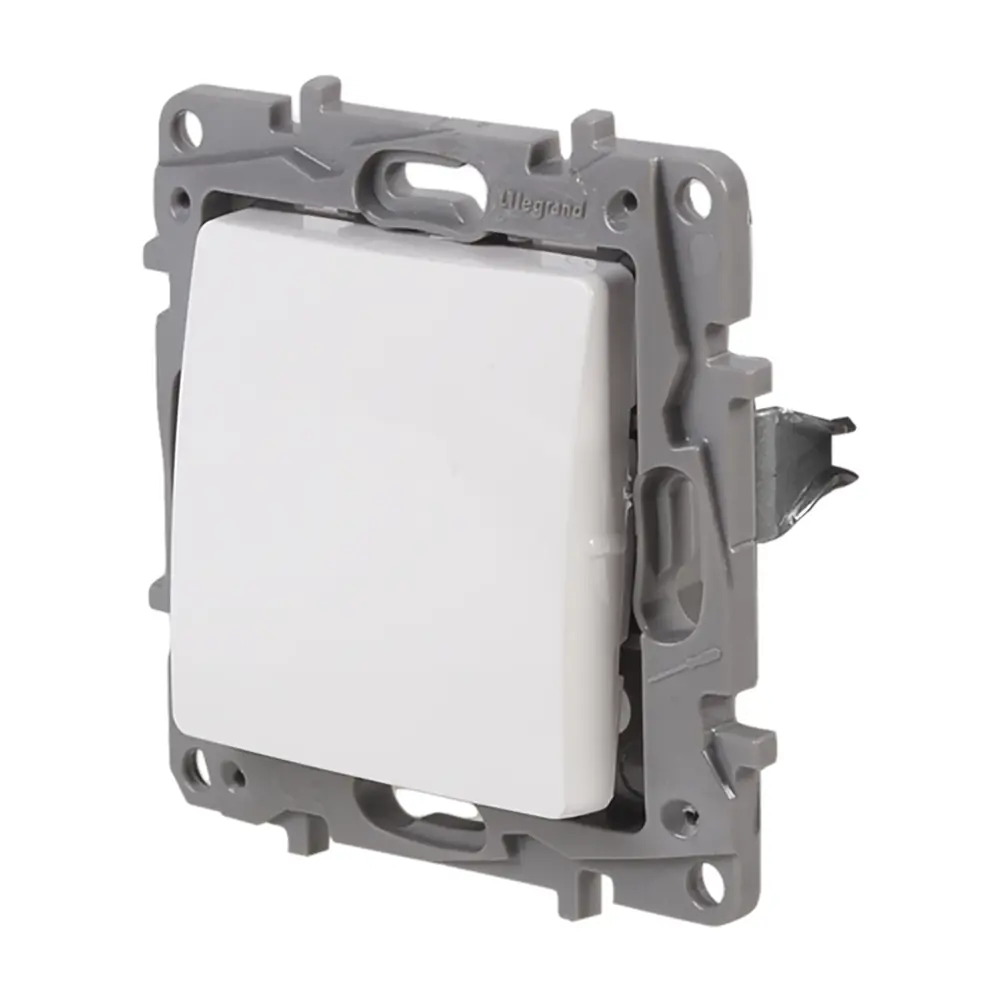 Legrand Etika - Одноклавишный переключатель скрытого монтажа в белом исполнении 17353321 STLM-1107175 - Вид №2