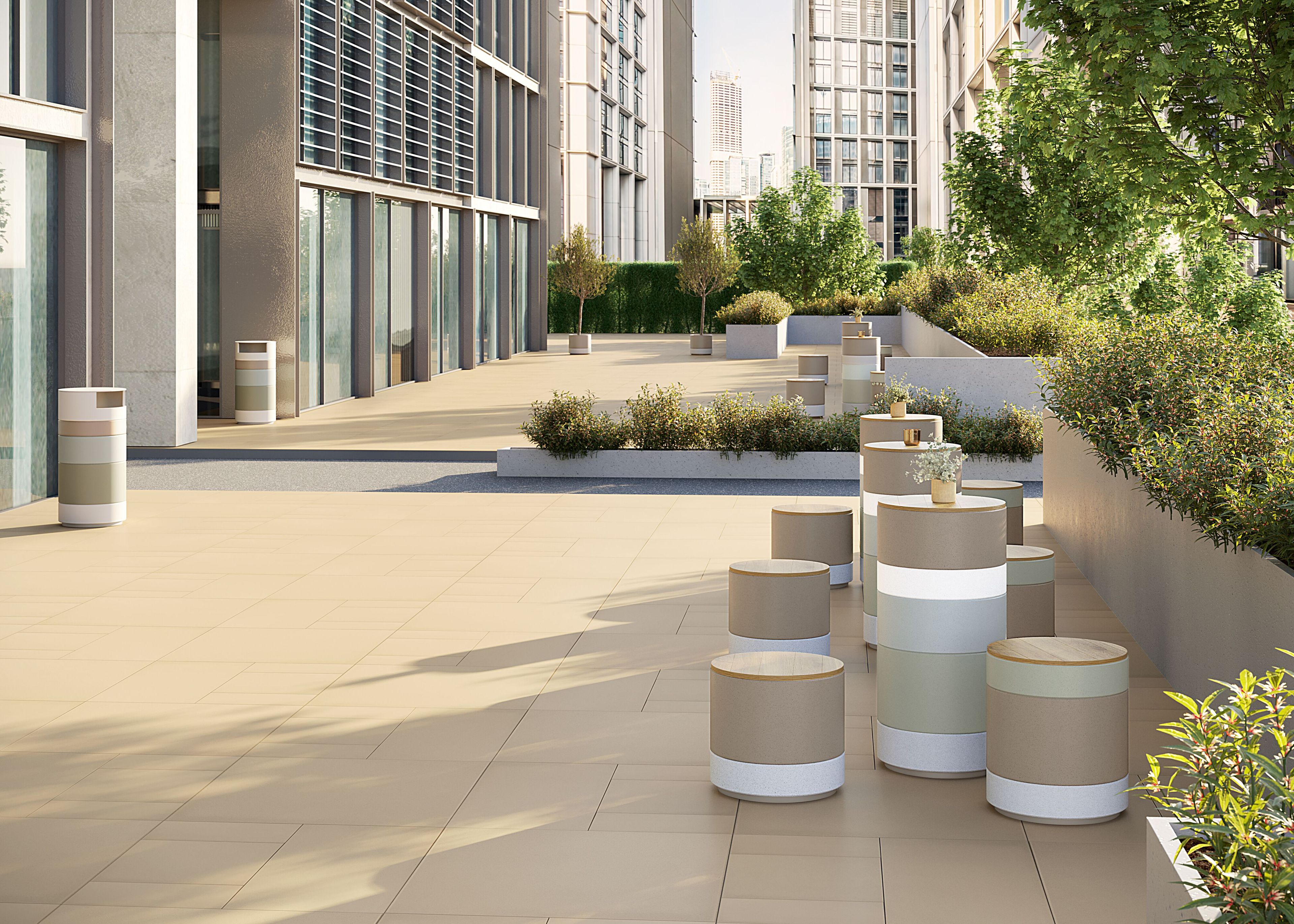 Журнальный столик / плантатор / табурет FAVARO1 Via Veneto ARCH-00049899 - Вид №2