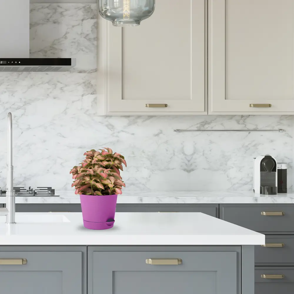 ТЕК.А.ТЕК Горшок «Партер» сиреневый с системой нижнего полива 18006101 STLM-0009190 - Вид №2