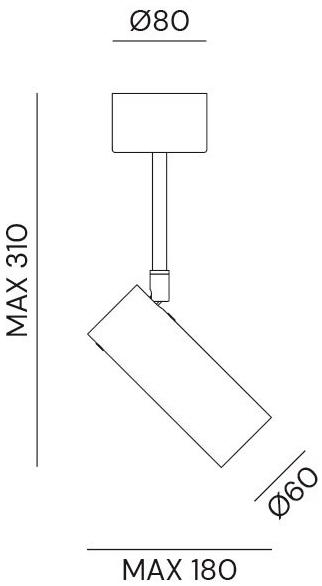 Il Fanale Круглый регулируемый металлический прожектор Girasoli 214.10.ff - Вид №1