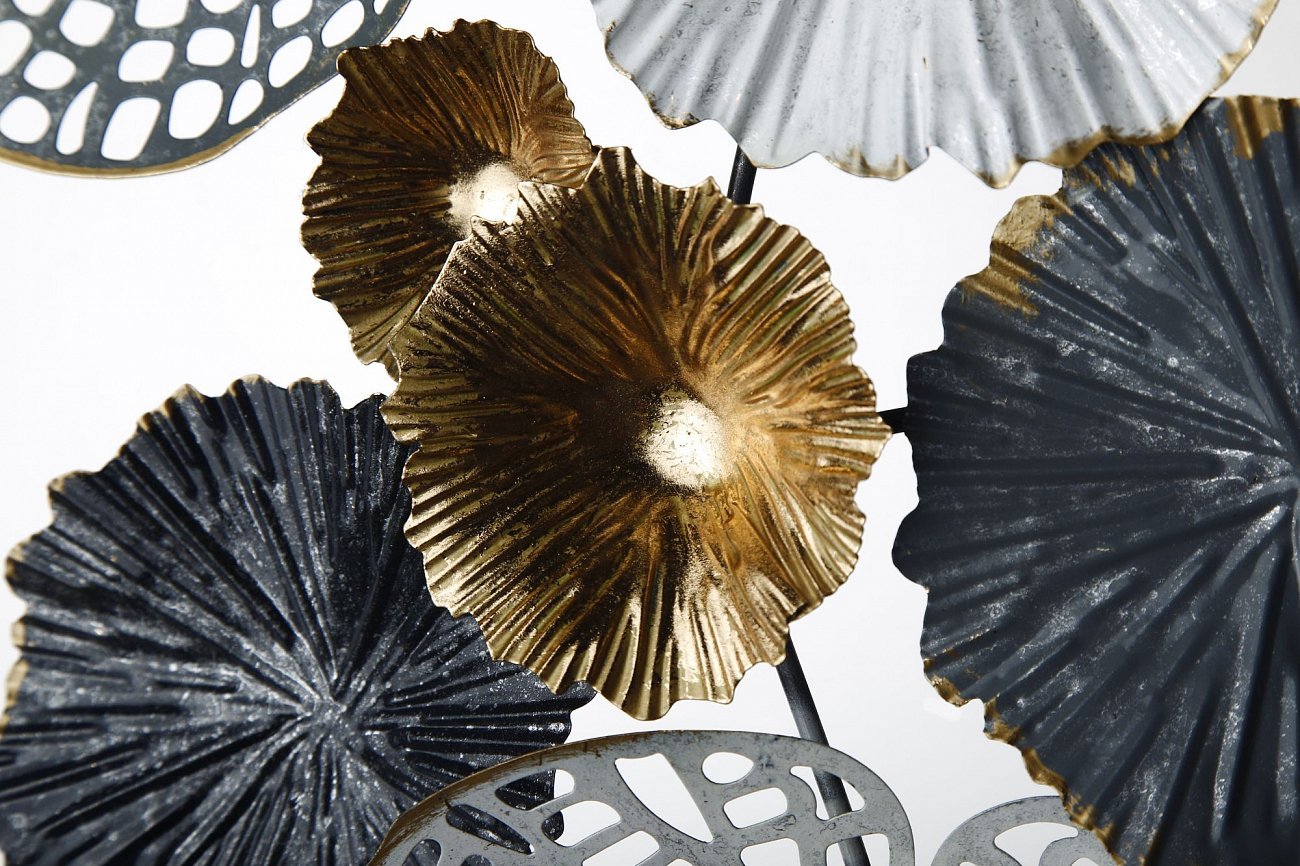 Панно настенное металлическое 91 см 93013 Tomas Stern TOMAS STERN  00-3865440 Серый  - Вид №2