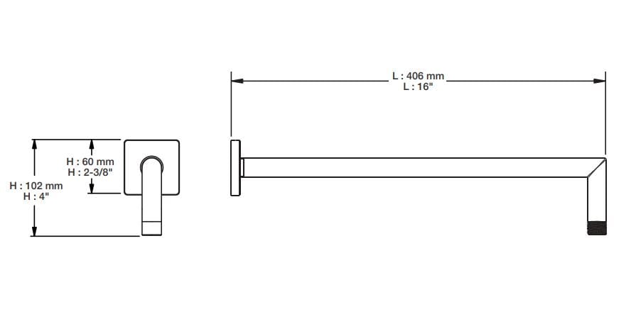 Термостатический набор для душа с душем BARIL Rec B05 ARCH-00018351 - Вид №1