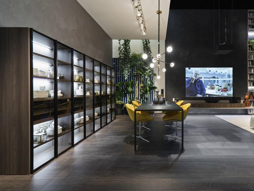 Zalf Система книжных шкафов со стеклянной дверью Link system sun-id-1407858 - Вид №2