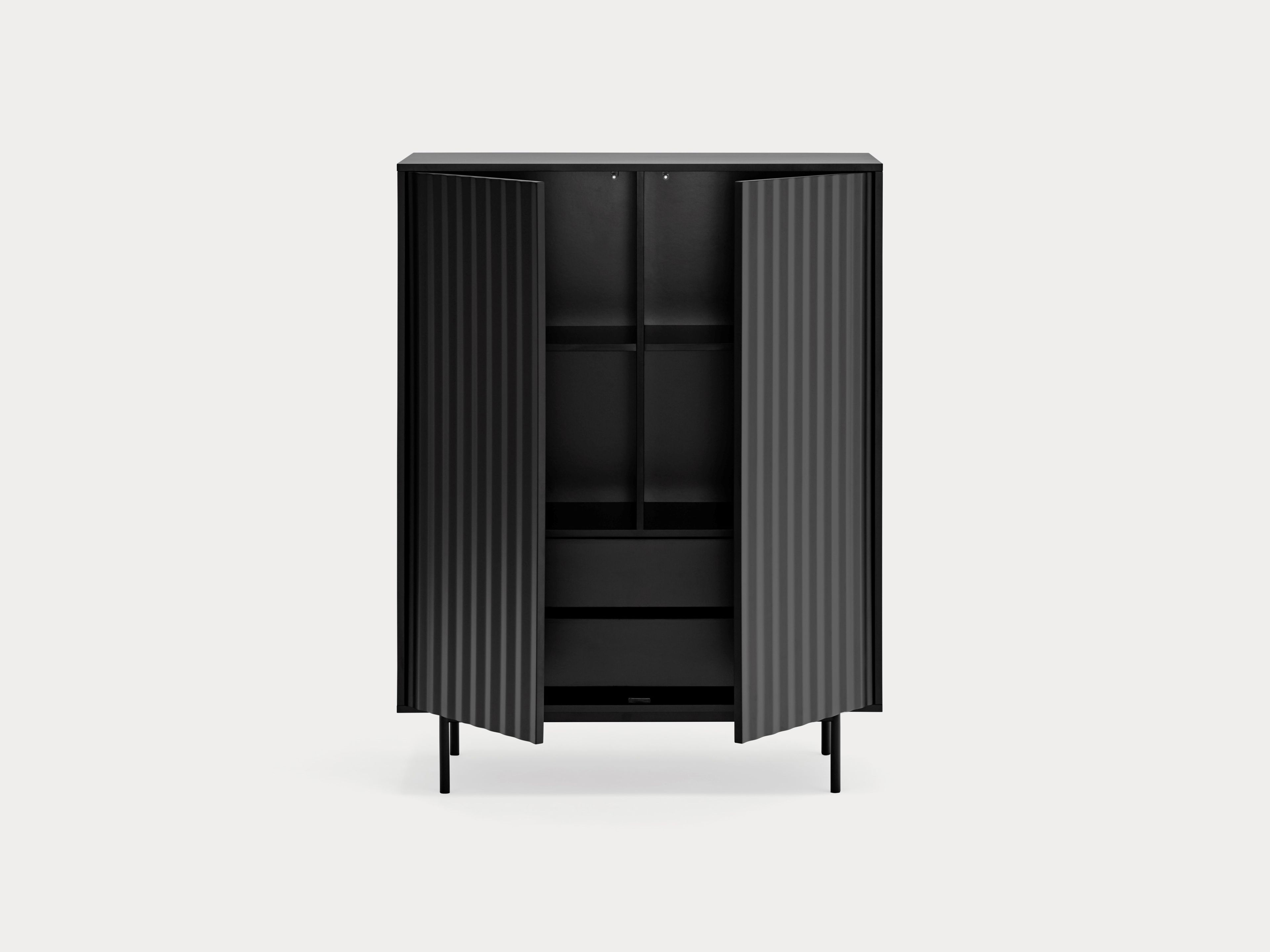 Шкаф из МДФ с распашными дверцами и ящиками TEULAT Sierra ARCH-00066366 - Вид №1