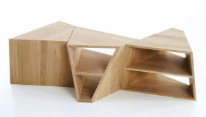 more Модульный сервисный столик с журнальной стойкой Varan