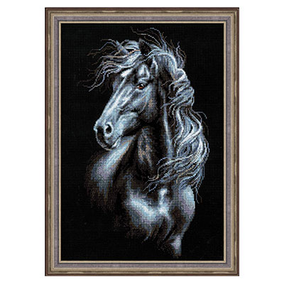 1494 Набор для вышивания Ветер в гриве 30 х 45 см RIOLIS Сотвори Сама 