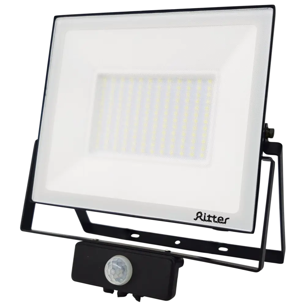 RITTER Profi LED прожектор 100Вт с датчиком движения для уличного освещения 83986914 STLM-0045897 - Вид №1