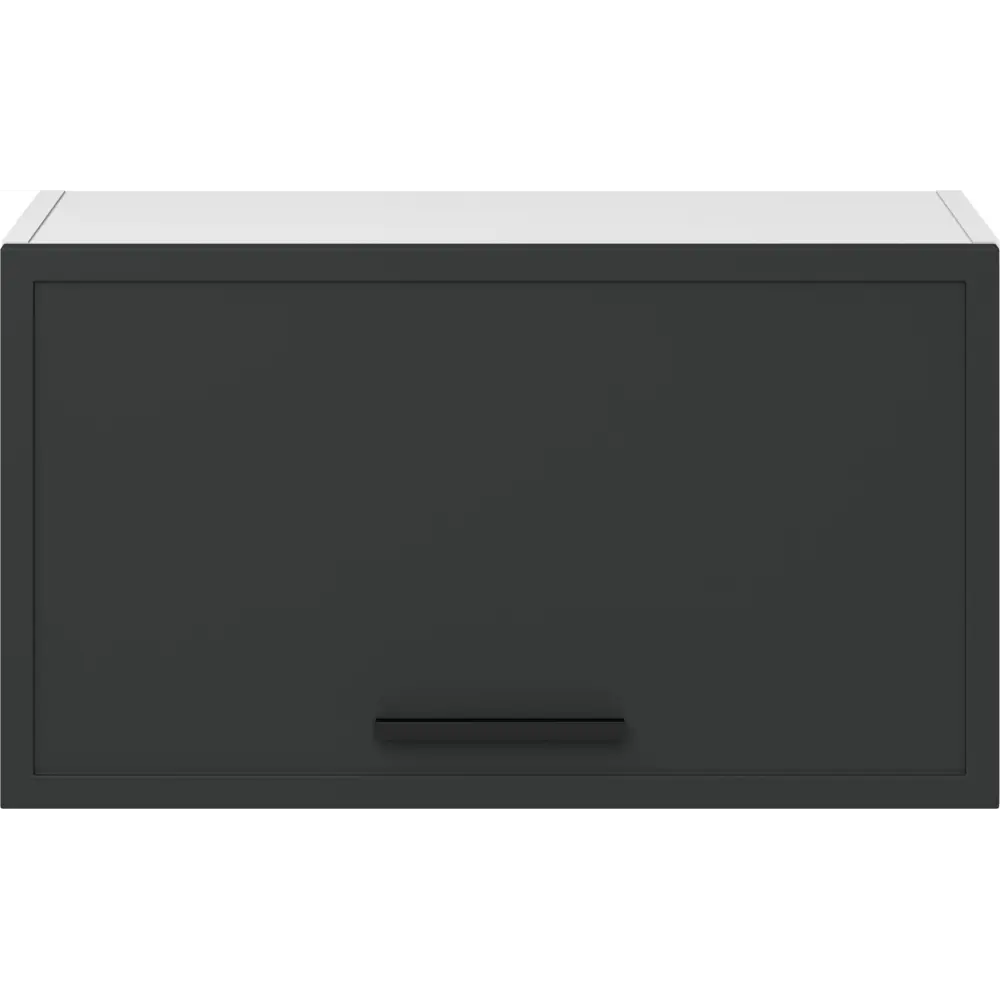 Навесной шкаф Hepo 60x33.8x29 см KONSENSA ЛДСП цвет серый 89436564 STLM-2169374 Неро - Вид №4
