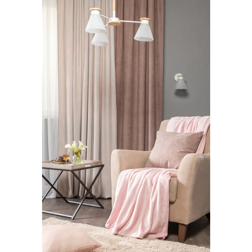 Бра Kles, цвет белый/матовое стекло LAMPLANDIA STLM-2195477 - Вид №6