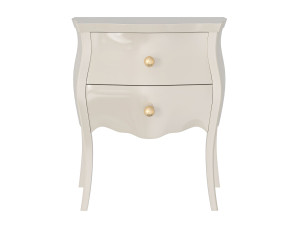 Деревянная прямоугольная тумбочка с ящиками