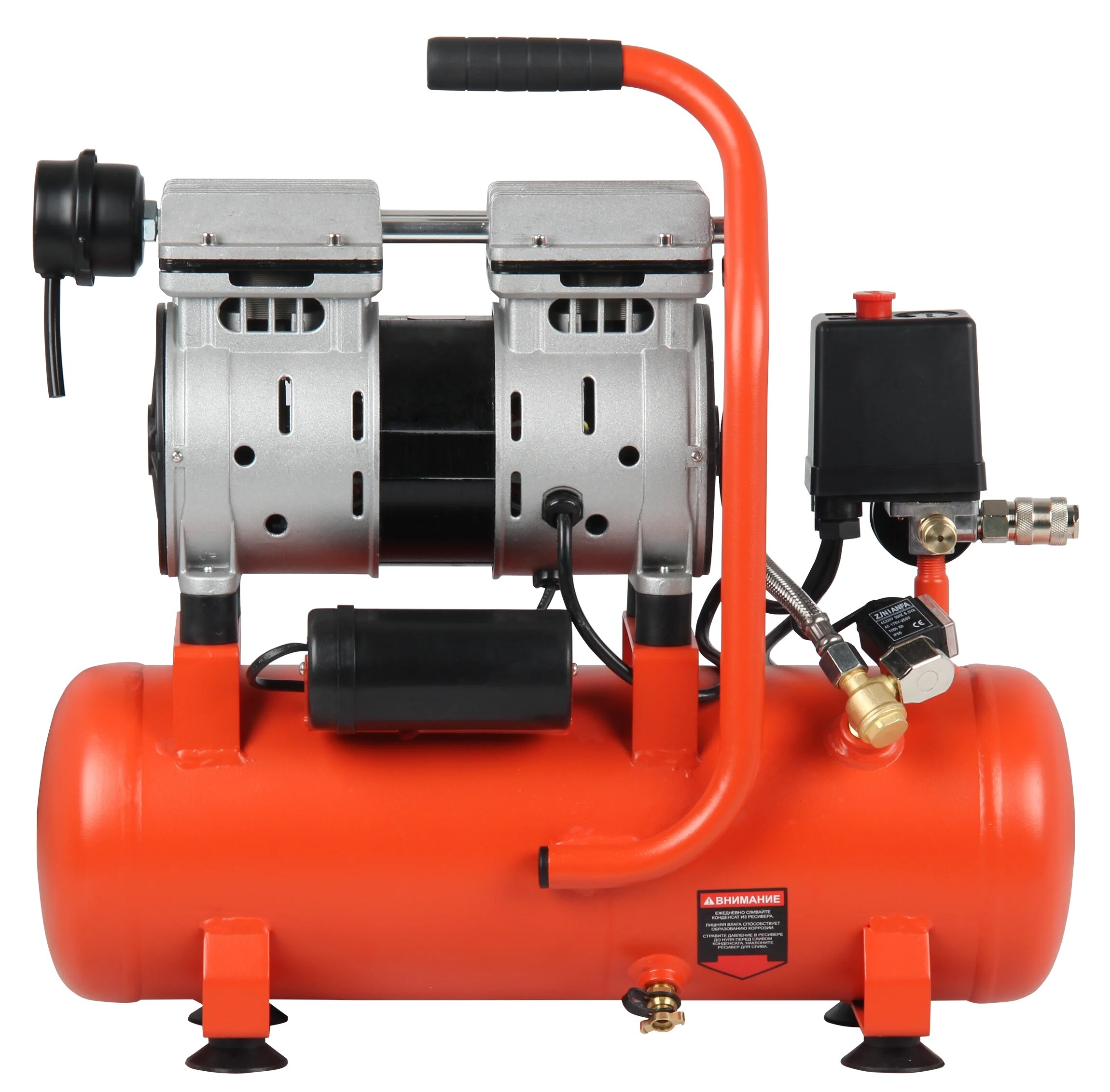 Компрессор поршневой безмасляный A-iPower AC110/10LF 9191226 STDN-0031489 - Вид №2