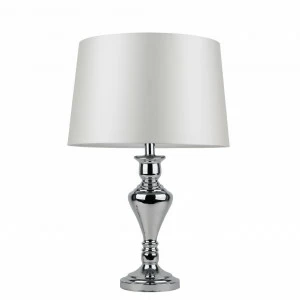 Настольная лампа Spot Light Karma 7242128 SPOT LIGHT КЛАССИЧЕСКИЕ 110490 Белый;серебро
