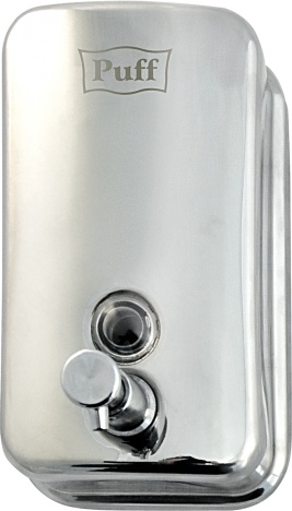1402.099 Дозатор для жидкого мыла из нерж стали антивандальный 8608 PUFF  - Вид №4